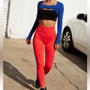 Free People Movement High-Rise 7/8 Length Good Karma Leggings